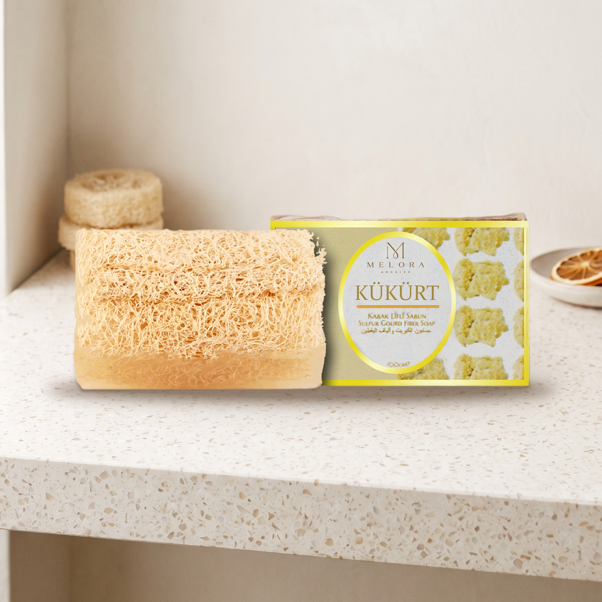 Sulfur Loofah Soap — 01