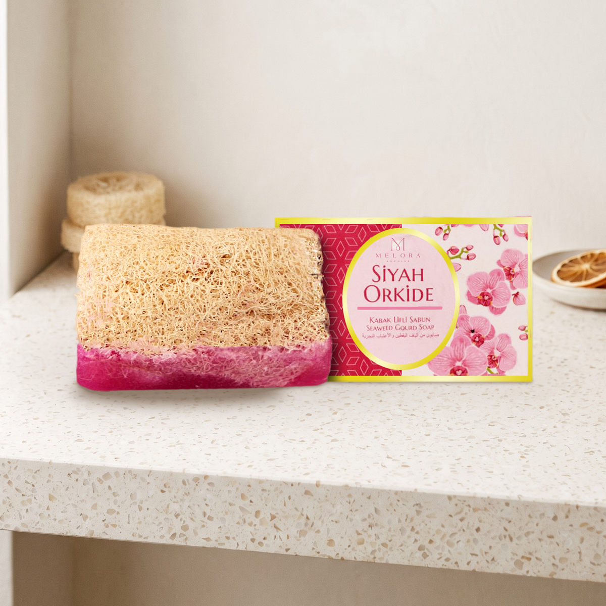 Black Orchid Loofah Soap — 01