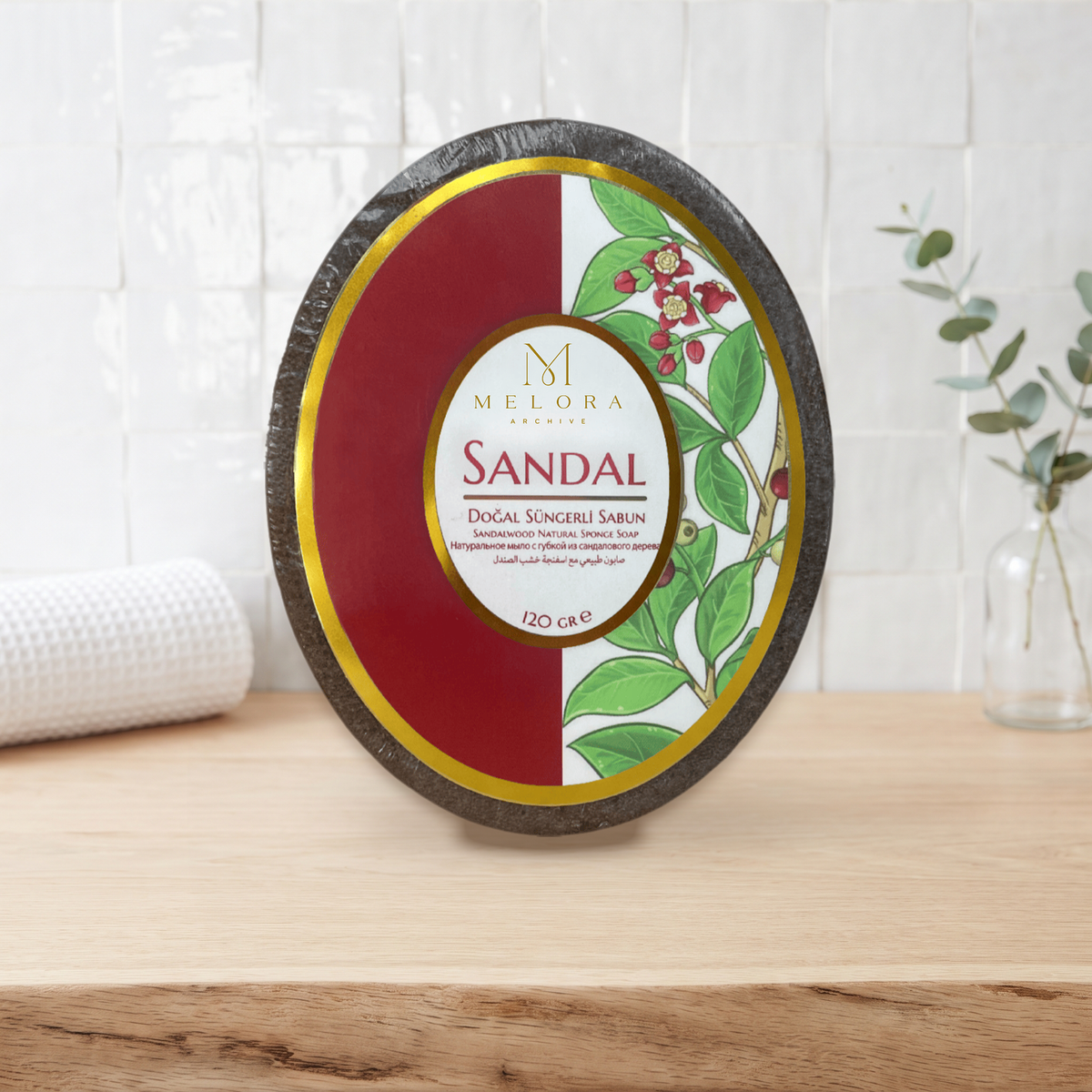 Sandalwood Sponge Soap — 01
