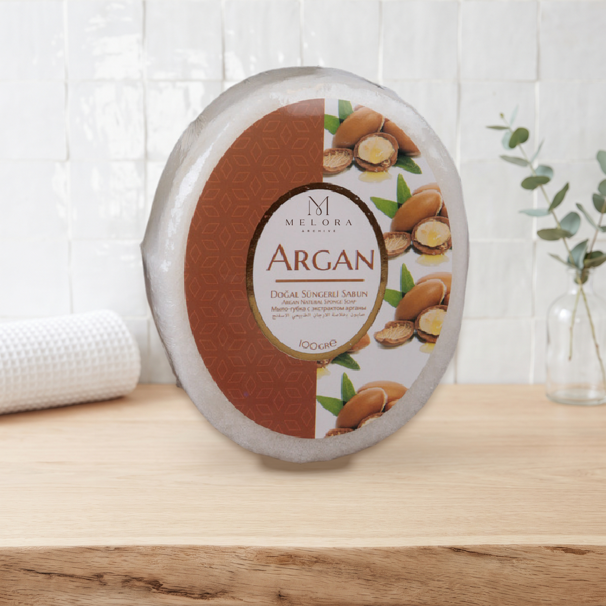 Argan Sponge Soap — 01