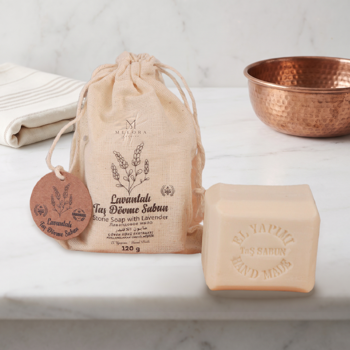 Lavender Stone Soap — 01