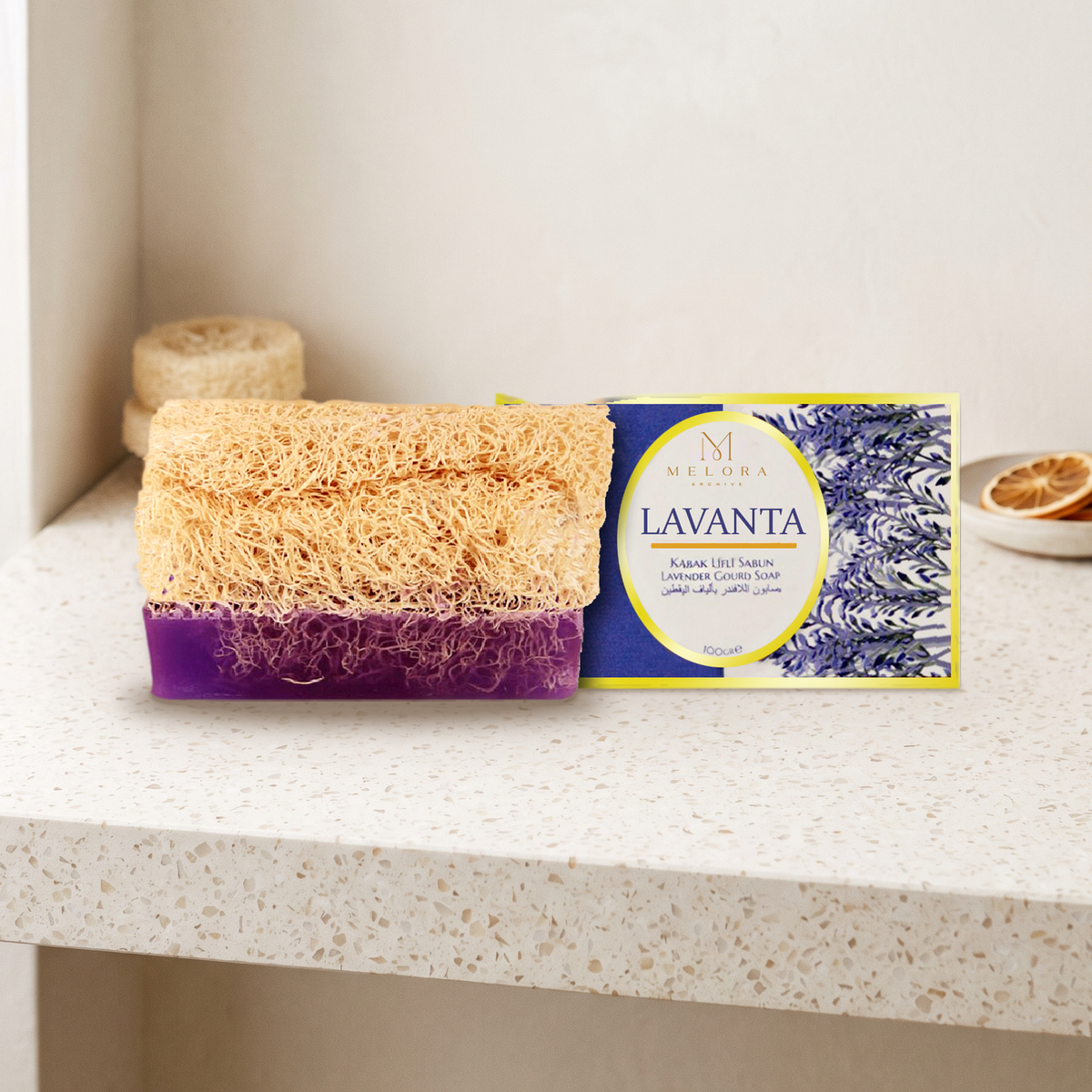 Lavender Loofah Soap — 01