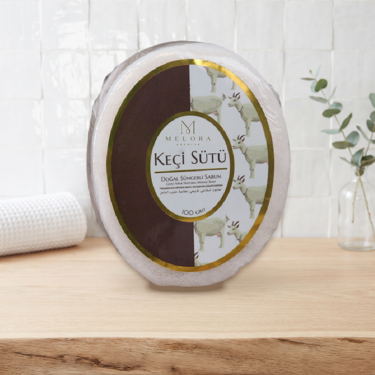 Goat Milk Sponge Soap — 01