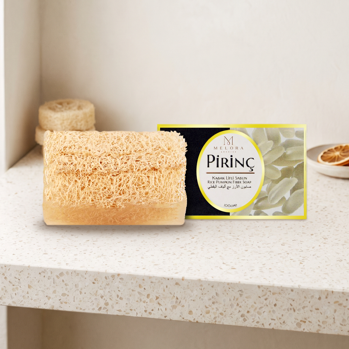 Rice Loofah Soap — 01