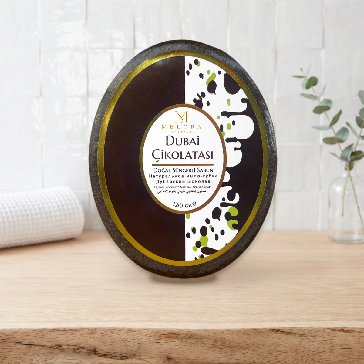 Dubai Chocolate Sponge Soap — 01