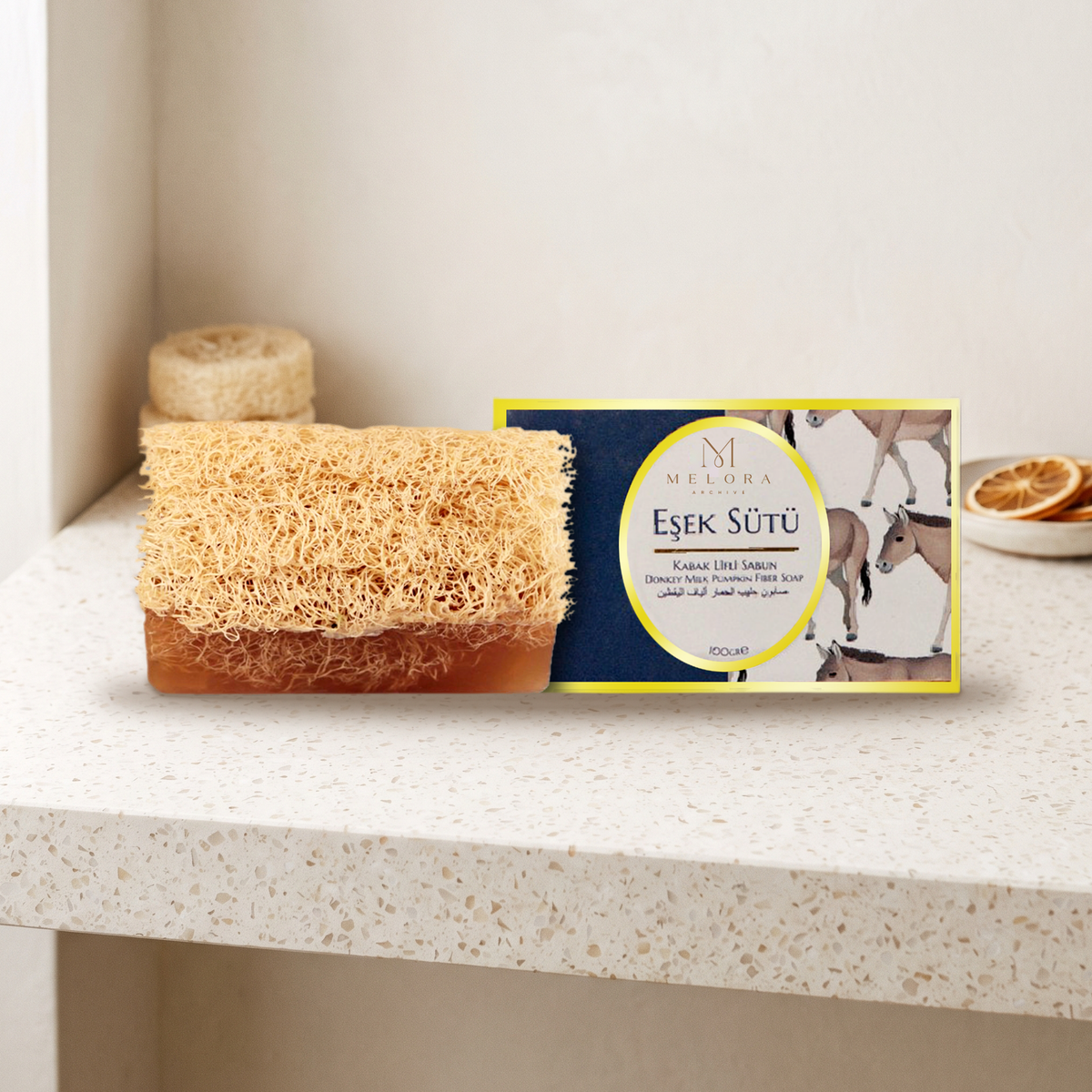 Donkey Milk Loofah Soap — 01