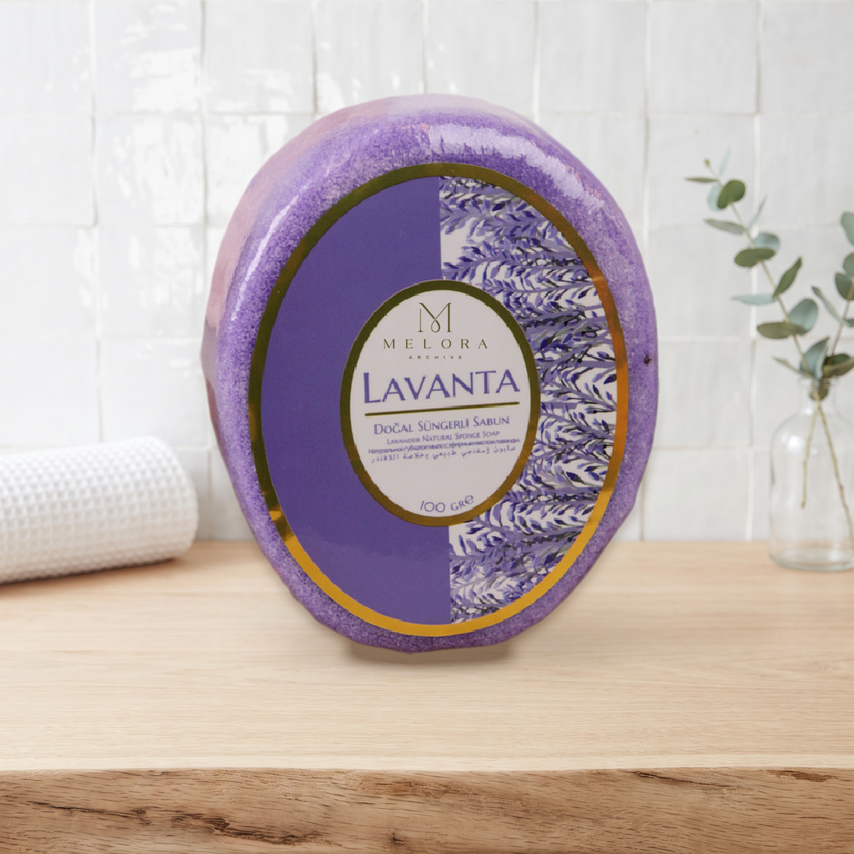 Lavender Sponge Soap — 01