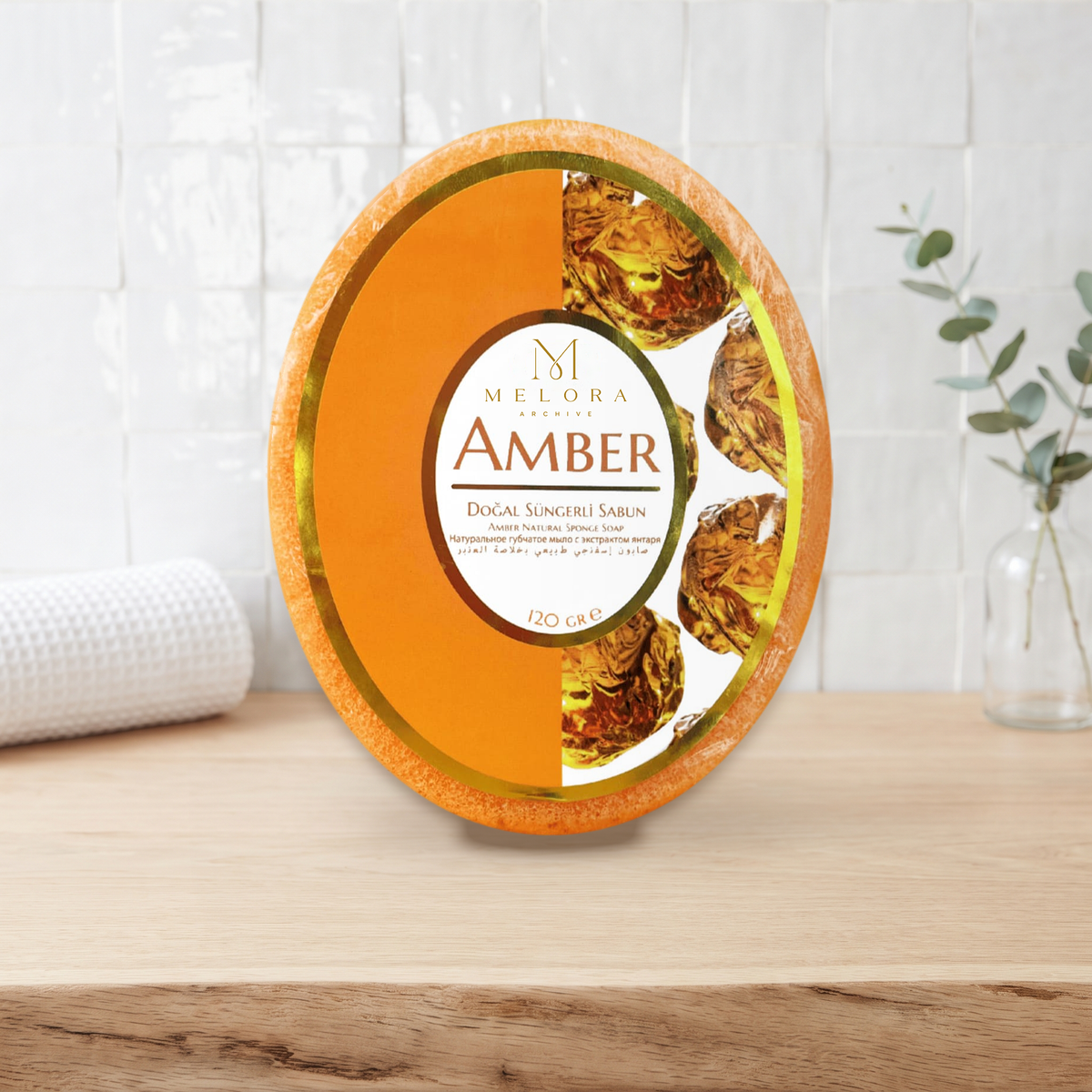 Amber Sponge Soap — 01
