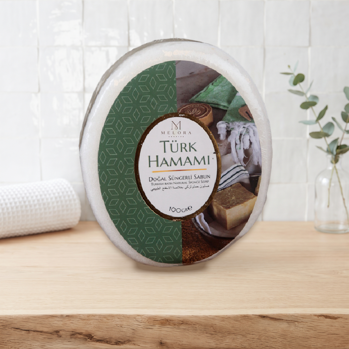 Turkish Hammam Sponge Soap — 01