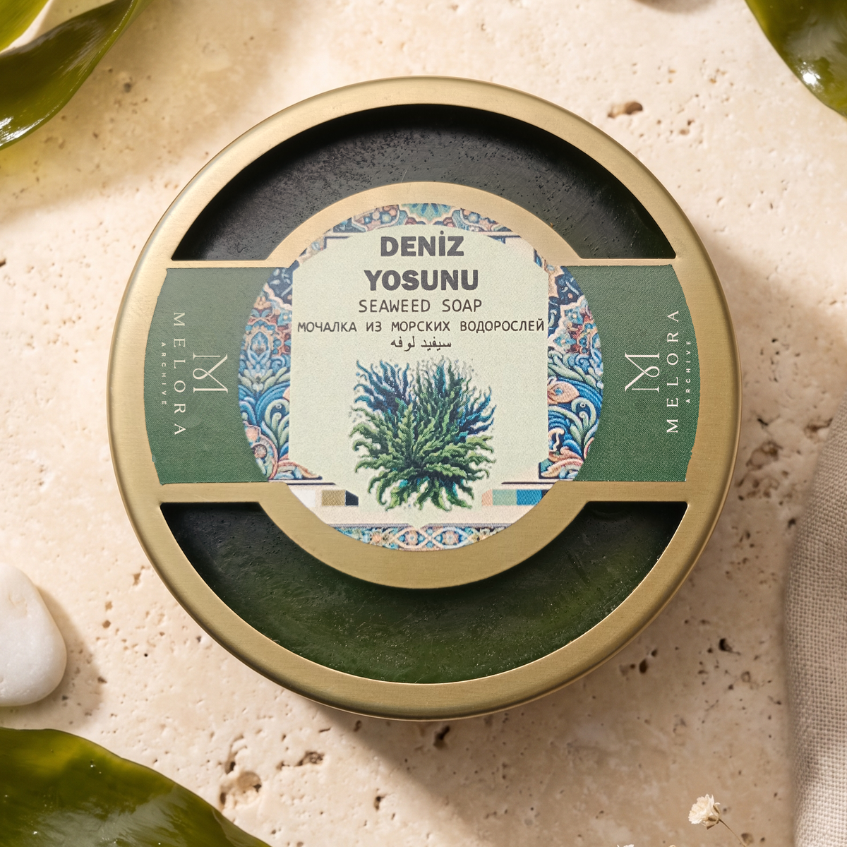Seaweed Soap in Metal Tin — 01