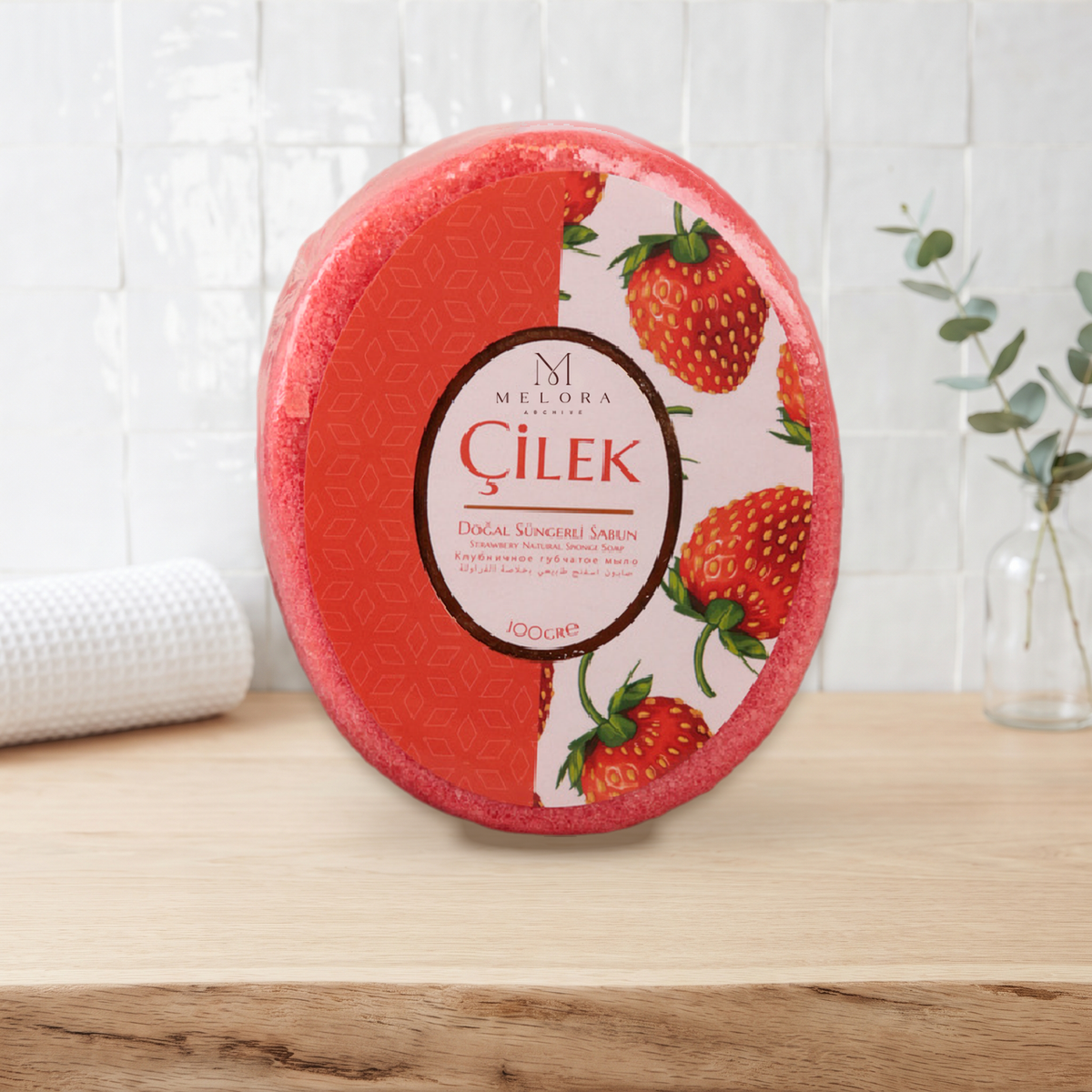 Strawberry Sponge Soap — 01
