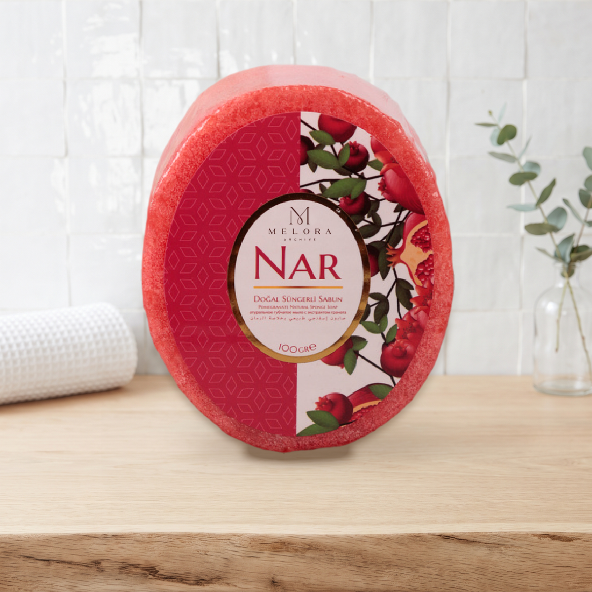 Pomegranate Sponge Soap — 01