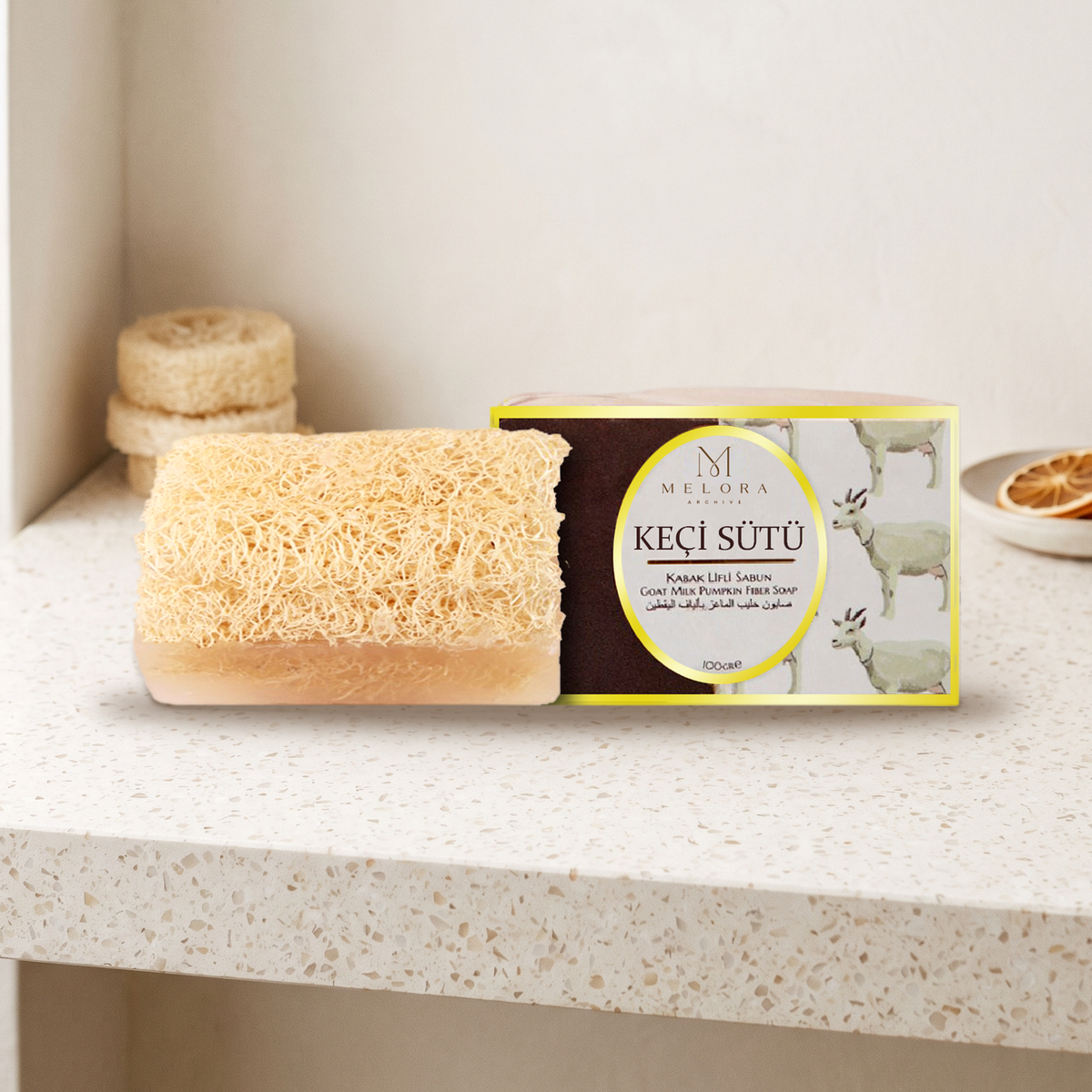 Goat Milk Loofah Soap — 01