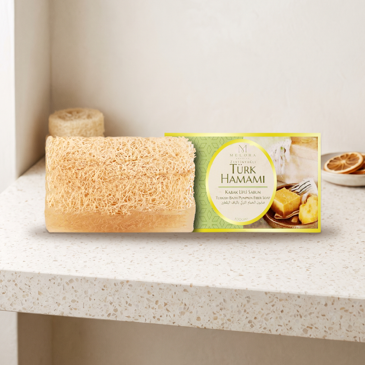 Turkish Hammam Loofah Soap — 01