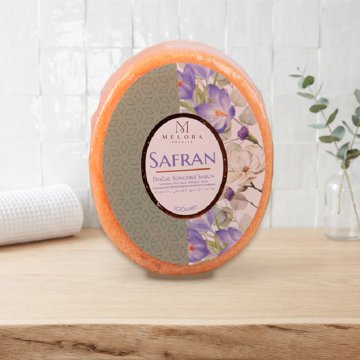 Saffron Sponge Soap — 01