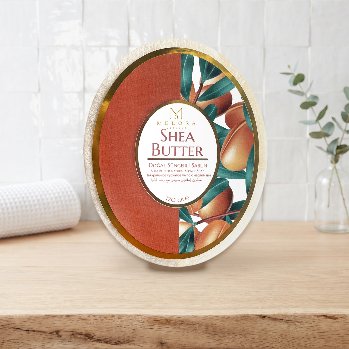 Shea Butter Sponge Soap — 01