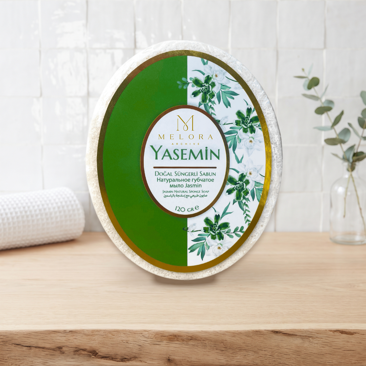 Jasmine Sponge Soap — 01