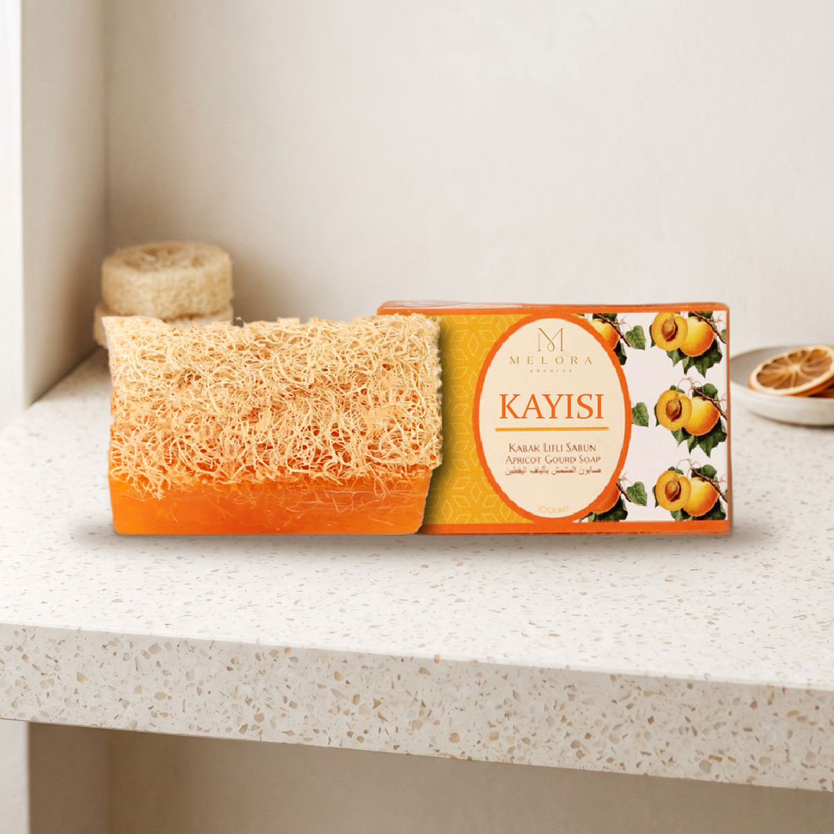 Apricot Loofah Soap — 01