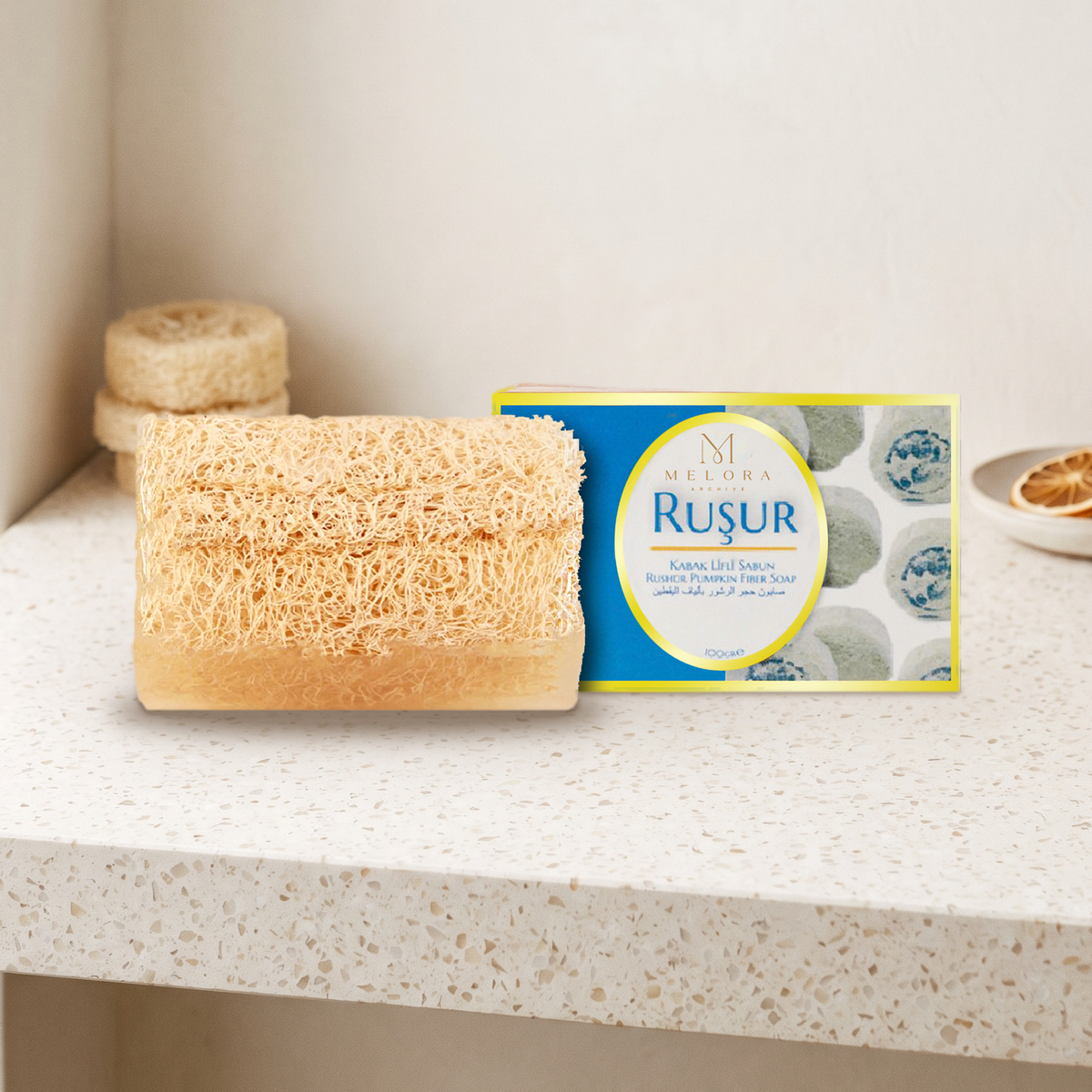 Ruşur Loofah Soap — 01