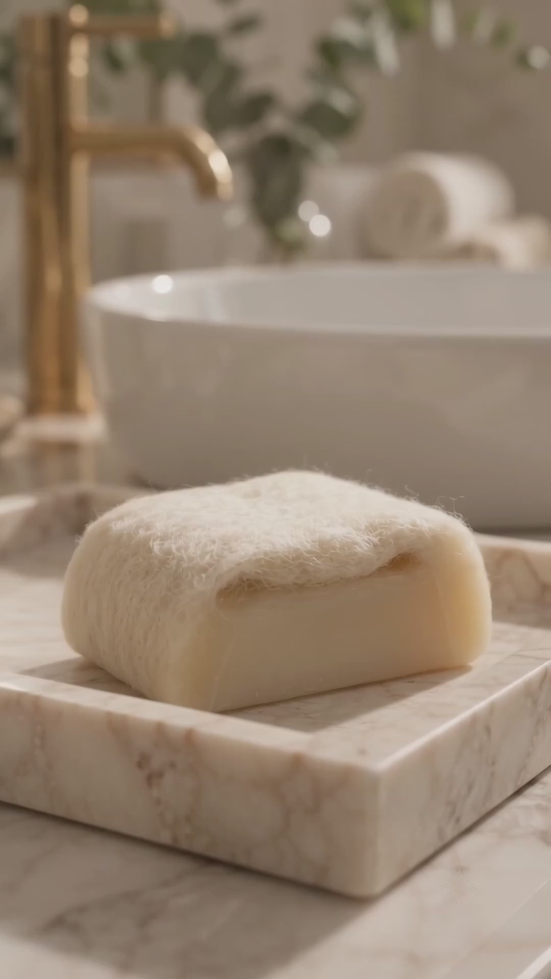 Melora Archive soap with wool felt